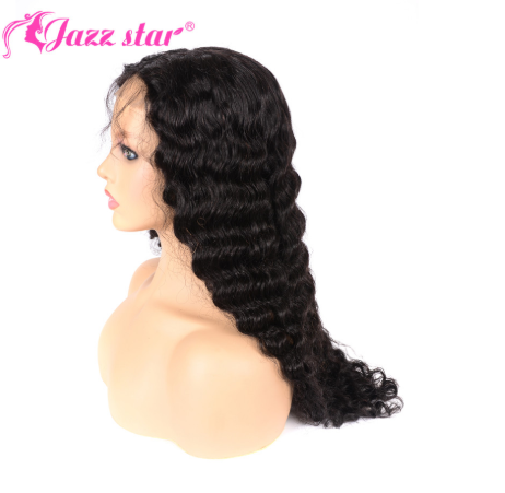 Wego™ Brazilian 4X4 Lace Closure Wig Deep Wave Wig Human Hair Wigs Lace - Shoptabulous