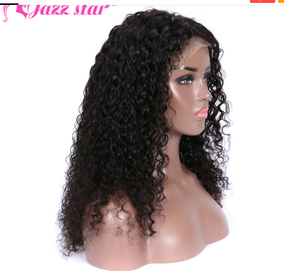 Wego™ Brazilian 4X4 Lace Closure Wig Deep Wave Wig Human Hair Wigs Lace - Shoptabulous