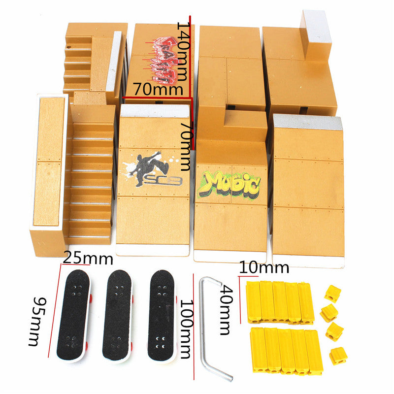 Skate Park Ramp Parts for Tech Deck Finger Board - Shoptabulous