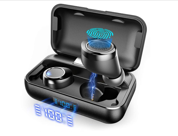 Bluetooth Earbud 5.0 Earphones IPX7 Waterproof 9D Stereo Sport Headphone