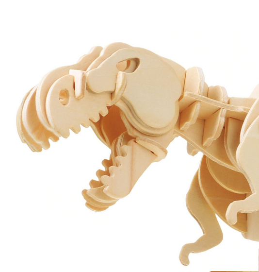 Robotime 3D Walking Wooden Dinosaur Toy Jigsaw Model Puzzle Kit - Shoptabulous